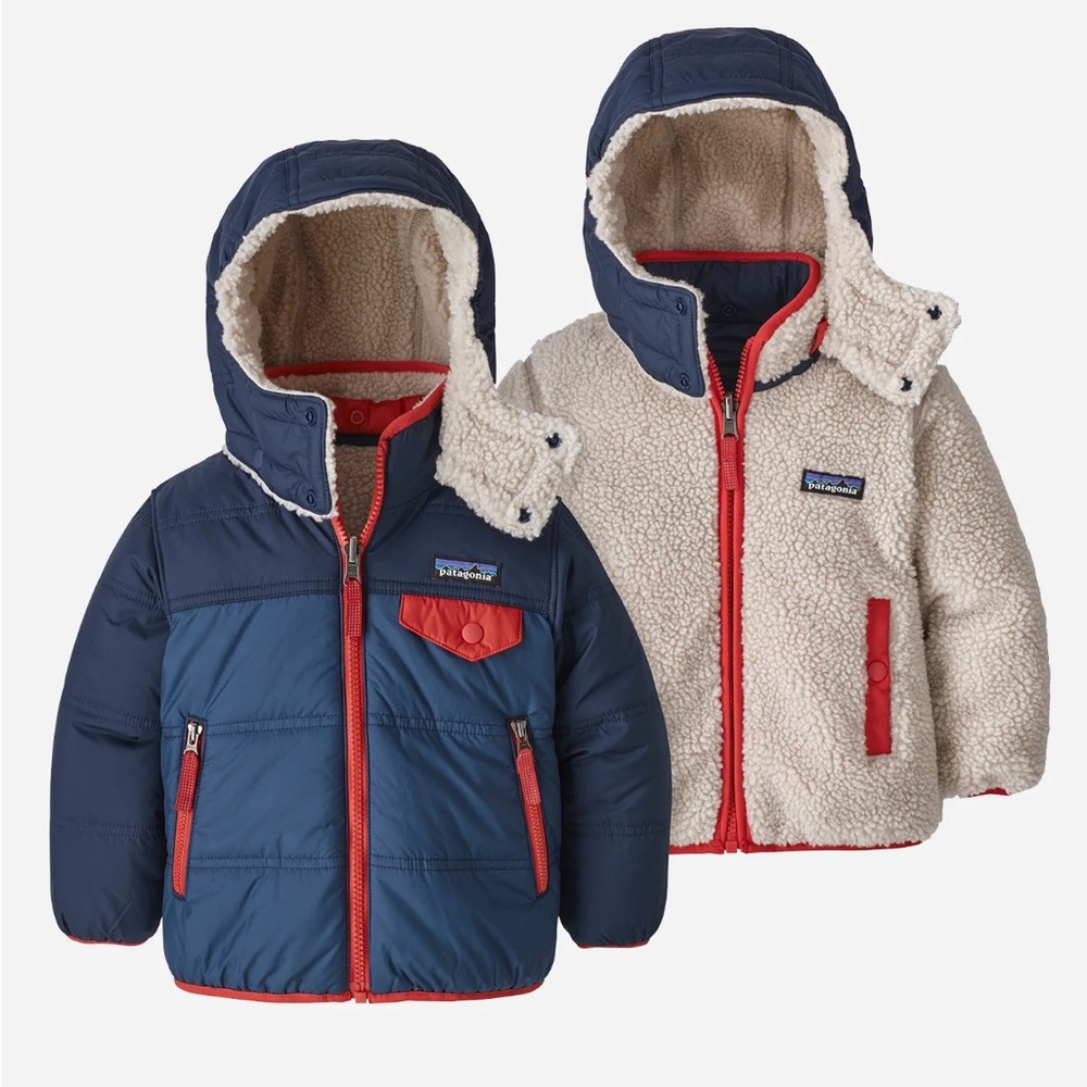Boys Patagonia Jacket- Reversible Tribbles Hooded